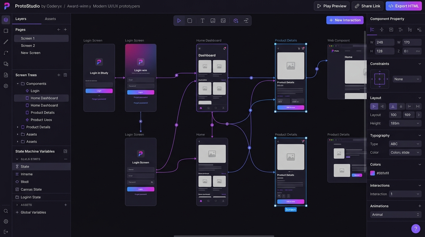 Coderyx ProtoStudio Enterprise Interface